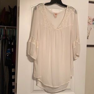 Mossimo boho sheer tunic.